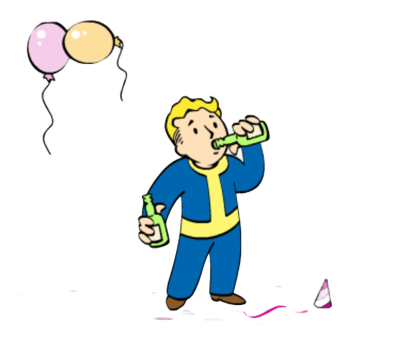 when it was single player and now its mutiplayer - Vault Boy Fallout 4 game